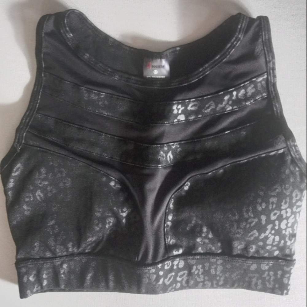 LA Society High Neck Sports Bra
